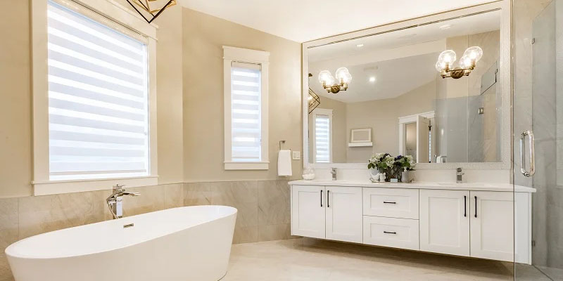 Install the best bathroom mirror 